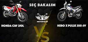 HONDA CRF 250 L – HERO X PULSE 200 4V&nbsp;KARŞILAŞTIRMA