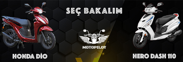 HONDA DİO – HERO DASH 110&nbsp;KARŞILAŞTIRMA